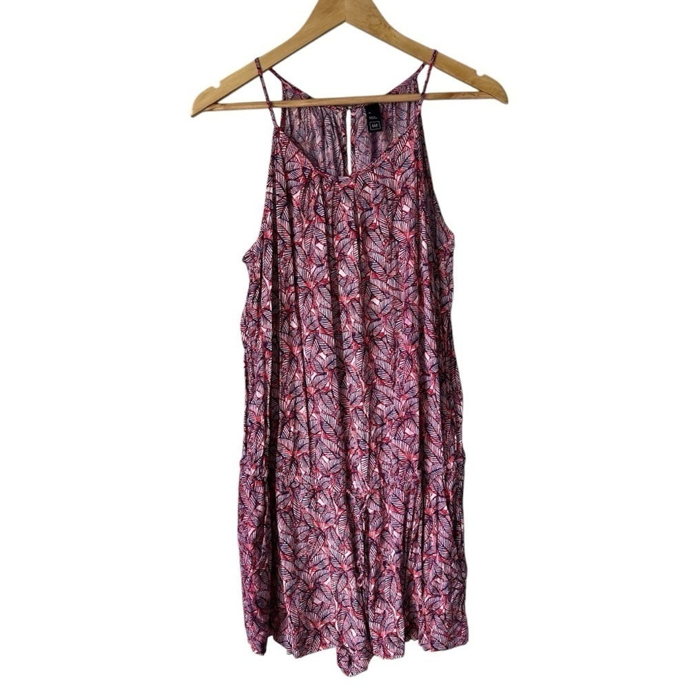 GAP Sleeveless Print Lightweight Halter Jumper Romper, XL - Picture 10 of 16